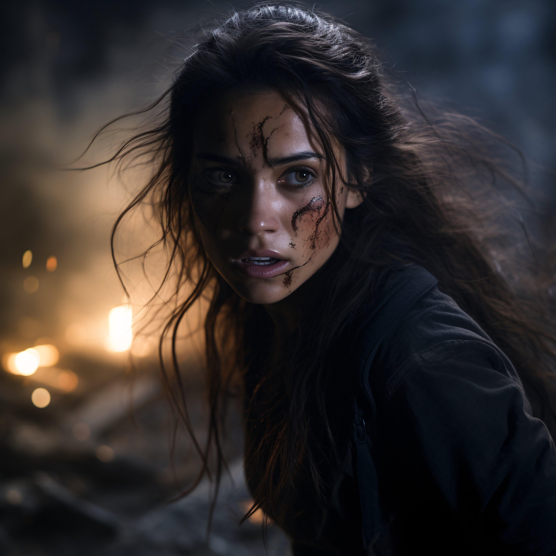 Dark and moody scene from a psychological thriller